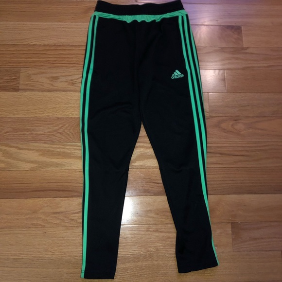 Green And Black Adidas Pants | Poshmark